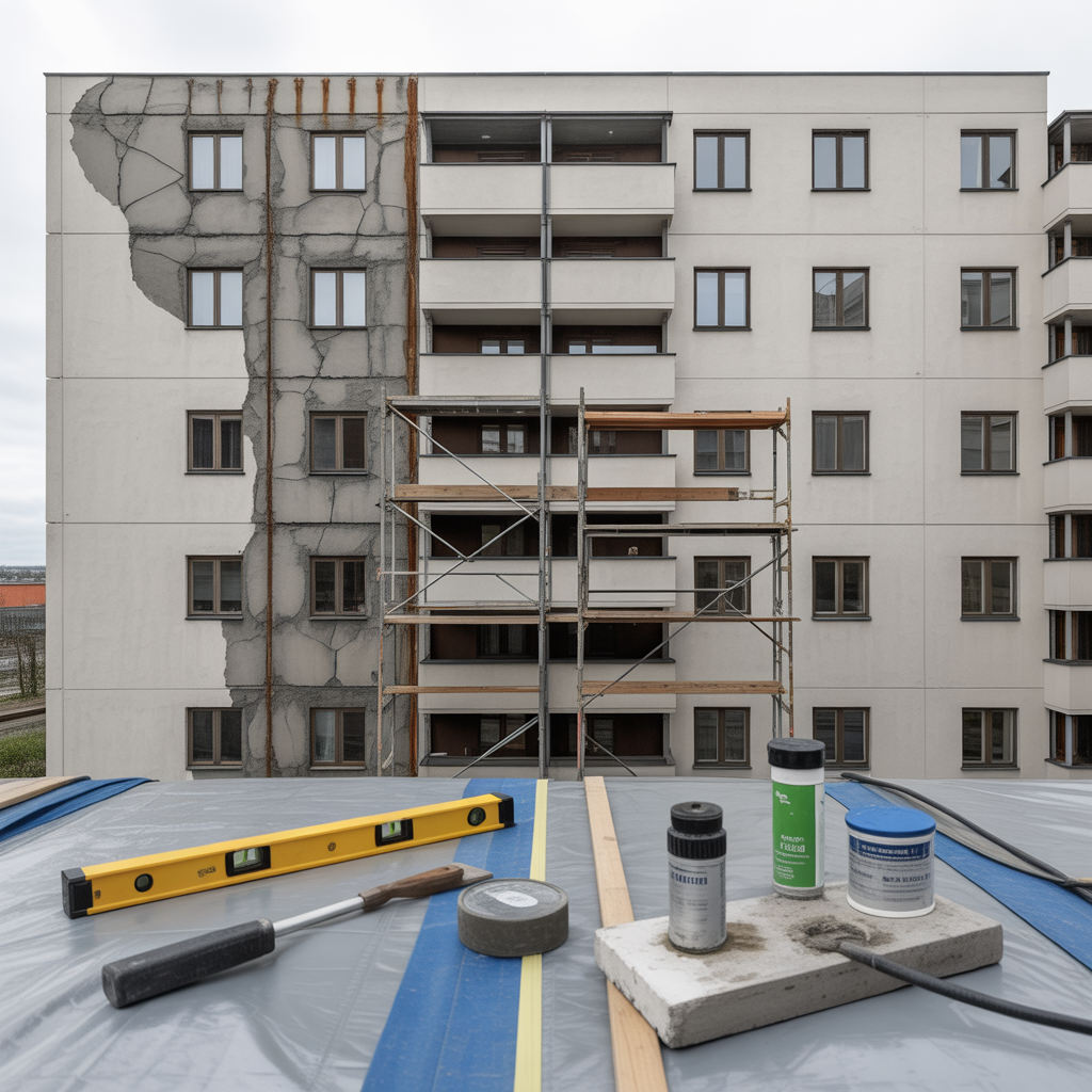 sprickor i betongvagg felsokning bedomning och atgarder