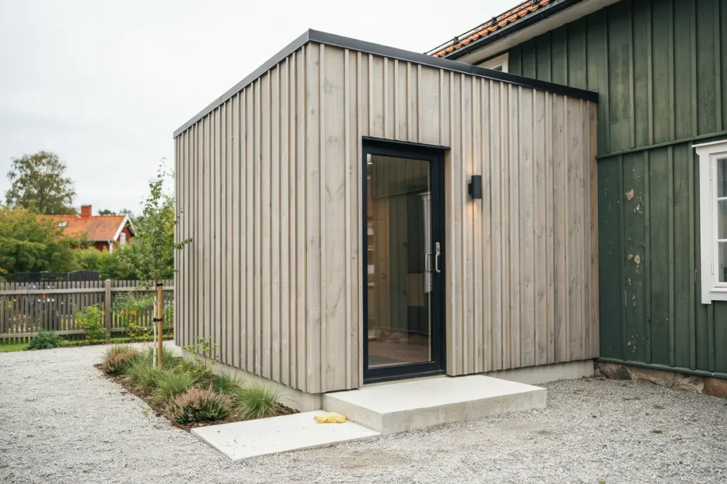 tillbyggnad av entr och hall f rdigst lld i nol